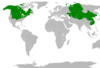 Symphyotrichum ciliatum native distribution map: Canada — Alberta, British Columbia, Manitoba, New Brunswick, Northwest Territories, Ontario, Québec, Saskatchewan, and Yukon; China — China North-Central, China Southeast, Heilongjiang, Inner Mongolia, Jilin, Liaoning, Manchuria, and Xinjiang; Kazakhstan; Kyrgyzstan; Mongolia; Russia — Altai Republic, Krasnoyarsk Krai, Primorsky Krai, Sakhalin, Tuva, Western Siberia, and Zabaykalsky Krai; Tadzhikistan; US — Alaska, Colorado, Idaho, Illinois, Indiana, Iowa, Kansas, Maine, Michigan, Minnesota, Missouri, Montana, Nebraska, New York, North Dakota, Ohio, Oklahoma, Pennsylvania, South Dakota, Utah, Washington, Wisconsin, and Wyoming; Uzbekistan.