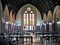 The interiors of the library