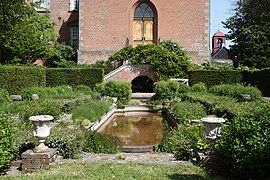 Garden behind church