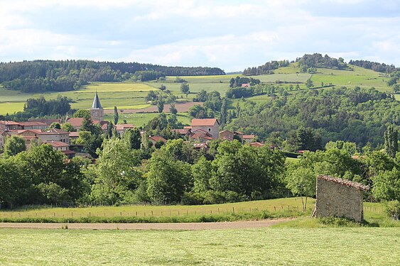 Vue depuis la route des Chômes