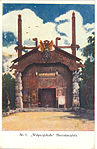 Walpurgishalle (historical coloured postcard)