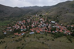 Airview of the village Korito