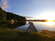 Abendstimmung am Tiefen Ziehst