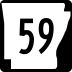 Highway 59 marker