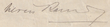 Signature de Nereu Ramos