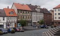 Blankenburg, street view (die Marktstrasse) from the townhall