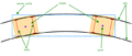 Diagrama auto-explicativo sobre bogies em curvas.