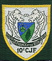 Insigne du CJF 10 (2e modèle).