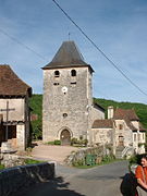 L'église Saint-Laurent de Corn.