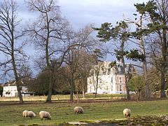 Le parc du château de Boulémont.