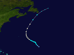 Parcours de l'ouragan Isaac