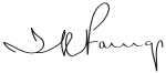 Signature of Isma'il Raji al-Faruqi