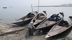 Jamuna riverbank in Sariakandi Upazila