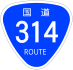 National Route 314 shield