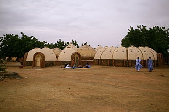 Hôpital Régional de Kaedi, vu de l'extérieur.