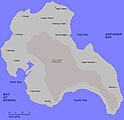 1990 Map of Katchal Island