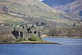 Kilchurn Castle, viewed from Loch Awe Hotel to the west