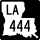 Louisiana Highway 444 marker