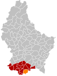 Dudelange – Mappa