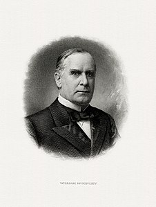William McKinley, by the Bureau of Engraving and Printing (restored by Godot13)