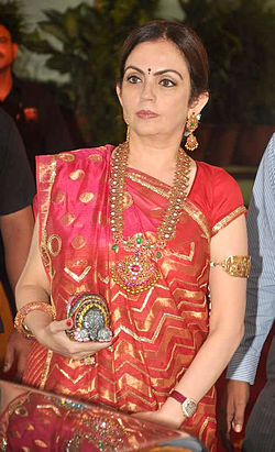 Nita Ambani vuonna 2012.