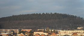 L'Ortimont depuis la zone marchande d'Hellieule.