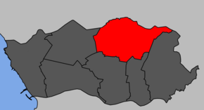 Localização no município de Porto