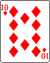 10 of diamonds