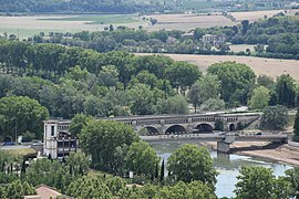 Vue du Pont-canal de l'Orb.