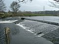 Image 17A weir on the River Calder, West Yorkshire (from River ecosystem)