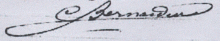 signature de Camille Bernardin