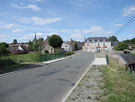 A view across the road bridge over the Sourice