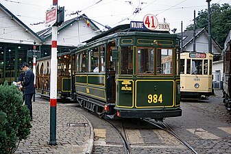 TB tram 984 and trailer 301 (1906)