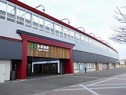 JR多賀城駅前。