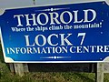 Lock 7 Information Centre sign