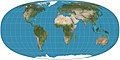 Image 9 Tobler hyperelliptical projection Map: Strebe, using Geocart The Tobler hyperelliptical projection is a family of equal-area pseudocylindrical map projections first described by Waldo R. Tobler in 1973. The imagery used for the map is derived from NASA's Blue Marble summer months composite, with oceans lightened to enhance legibility and contrast. More selected pictures