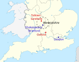 Tolkien, like Shakespeare, spent his childhood in Warwickshire