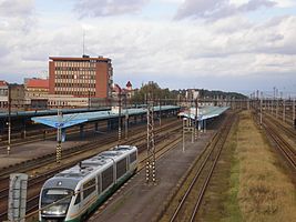 Blick über die Bahnsteige (2009)