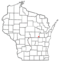 Location of Caledonia, Wisconsin