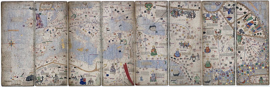 Catalan Atlas, by Abraham Cresques (edited by Crisco 1492)