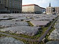 Altmarkt Dresden - Gedenkfläche 1945 - Sachsen - Germany