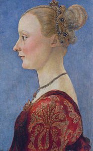 Piero del Pollaiuolo, Portrait of a Woman, c. 1480, Metropolitan Museum of Art, New York