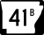 Highway 41B marker