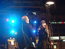 C:Real performing in Katerini, Greece, in February 2009.