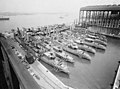 Image 46A fleet of naval forces being constructed in the Camden shipyards (1919) (from History of New Jersey)