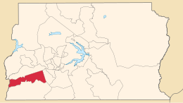 Regione Amministrativa della Recanto das Emas – Mappa