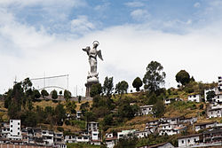 Image of Virgin of El Panecillo or Virgin of Quito in El Panecillo