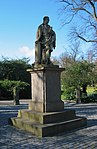 South Inch At Foot Of King Street, Statue To Sir Walter Scott