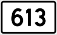 County Road 613 shield