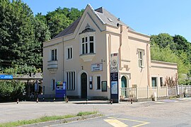 Gare de Malaunay-Le Houlme en août 2015.